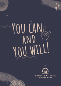 You Can Do It Poster Design