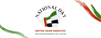 National UAE Flag Facebook cover Image Preview