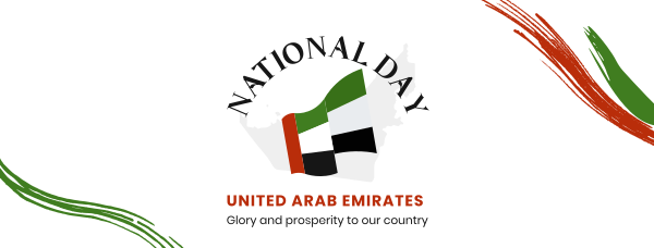 National UAE Flag Facebook Cover Design Image Preview