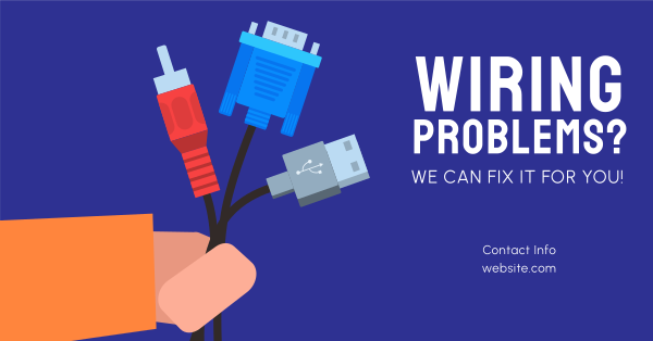 Wiring Problems Facebook Ad Design Image Preview