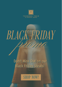 Black Friday Minimalist Promo Poster Image Preview