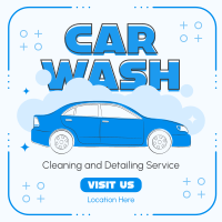Car Cleaning and Detailing Linkedin Post Image Preview