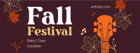 Fall Festival Celebration Facebook Cover Design