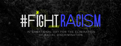 Fight Racism Now Facebook cover Image Preview