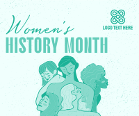 Women's History Month March Facebook Post Design