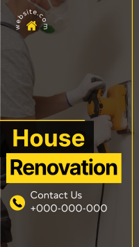 House Renovation Facebook Story Design
