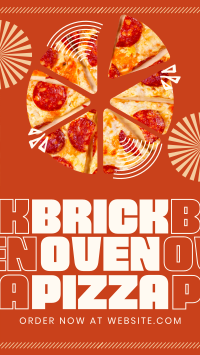 Simple Brick Oven Pizza YouTube Short Design