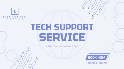 Tech Support Facebook event cover Image Preview