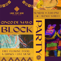 Cinco de Mayo Block Party Instagram post Image Preview
