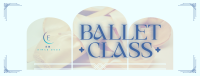 Sophisticated Ballet Lessons Facebook Cover Design