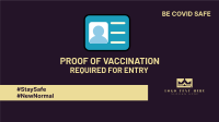 Vaccine ID Requirement Facebook Event Cover Design