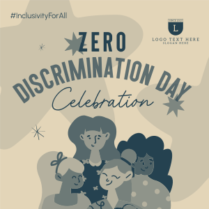 Zero Discrimination for Women Instagram post Image Preview