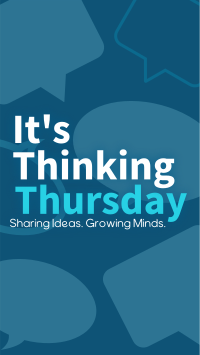 Minimalist Thinking Thursday TikTok video Image Preview