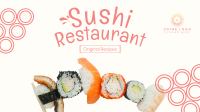 Sushi Bar Facebook Event Cover Design