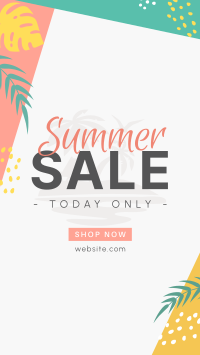 Playful Summer Sale  Facebook Story Design