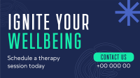Minimalist Psychiatrist Clinic Facebook event cover Image Preview