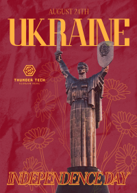 Sunflower Ukraine Independence Poster Image Preview