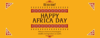 Decorative Africa Day Facebook cover Image Preview