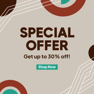 Special Offer Geometric Pattern Instagram post Image Preview