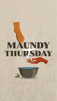 Maundy Thursday Cleansing Instagram Reel Image Preview