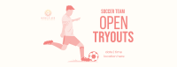 Soccer Tryouts Facebook cover Image Preview