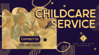 Abstract Shapes Childcare Service Animation Design