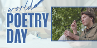 Reading Poetry Twitter Post Design