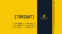 Tonight DJ Music YouTube Banner Image Preview
