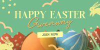 Quirky Easter Giveaways Twitter Post Design