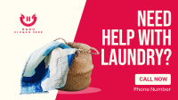 Laundry Delivery Facebook Event Cover Design