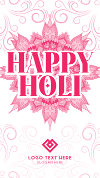 Holi Greeting Flourishes TikTok video Image Preview
