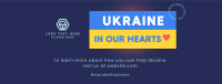 Ukraine In Our Hearts Facebook Cover Design