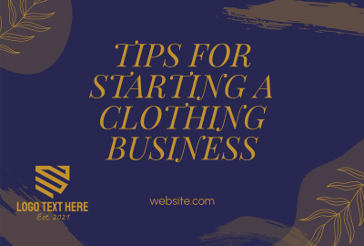 How to start a clothing business Pinterest board cover Image Preview