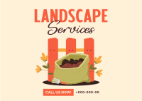 Lawn Care Services Postcard Image Preview