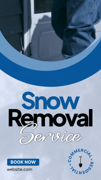 Snow Removal Service Instagram Reel Design