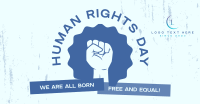 Human Rights Protest Facebook Ad Design