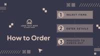 Abstract Order Guide Facebook Event Cover Design