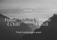 Laidback Tunes Playlist Postcard Image Preview