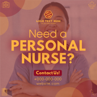 Modern Personal Nurse Linkedin Post Image Preview
