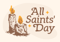 Candles for Saints Postcard Image Preview