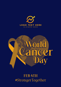World Cancer Day Heart Poster Image Preview