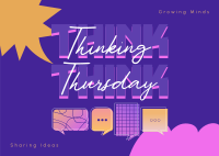 Modern Thinking Thursday Postcard Image Preview