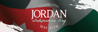 Jordan Independence Flag  Twitter header (cover) Image Preview
