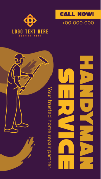 Handyman Service TikTok Video Design