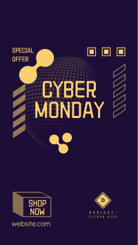 Quirky Tech Cyber Monday Instagram story Image Preview