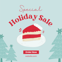 Special Holiday Cake Sale Instagram Post Design