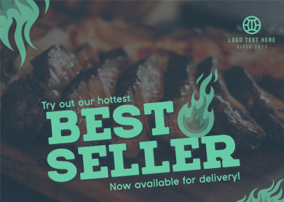 BBQ Best Seller Postcard Image Preview