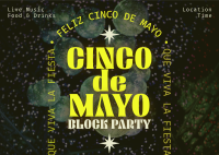 Cinco De Mayo Block Party Postcard Image Preview