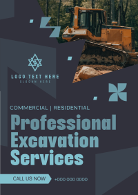 Professional Excavation Services Poster Image Preview