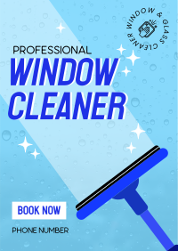 Window Wiper Poster Design